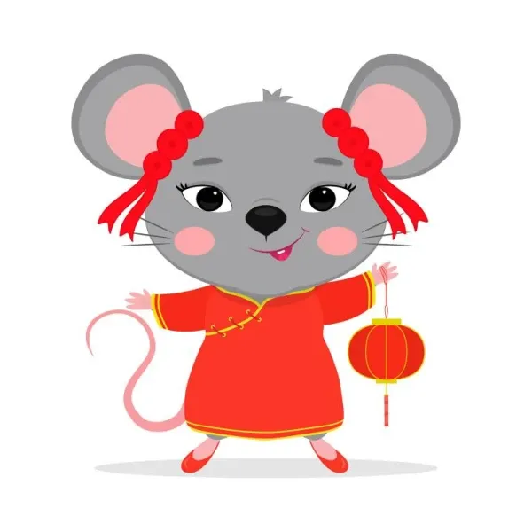 十二生肖简笔画步骤图：顺序表+一键保存  第1张